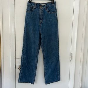 Levi’s high waisted straight jeans